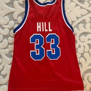 Grant Hill Champion NBA Jersey Detroit Pistons Adult Medium